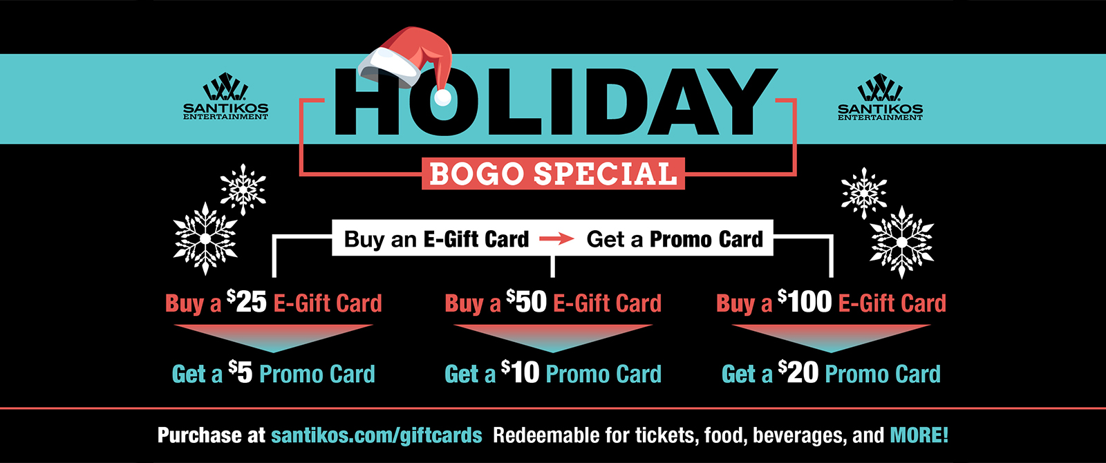 Holiday Buy One, Get One Gift Card